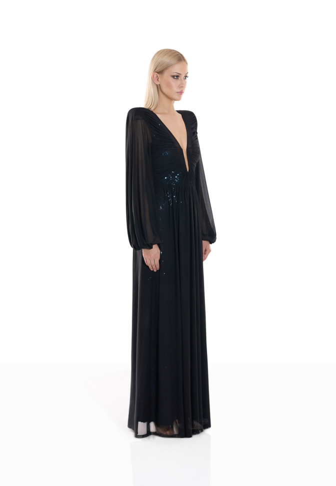 He Loved Her 2 pc Mesh Midnight Gown - Image 3