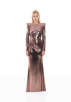 Echoes Of Self Metallic Gown
