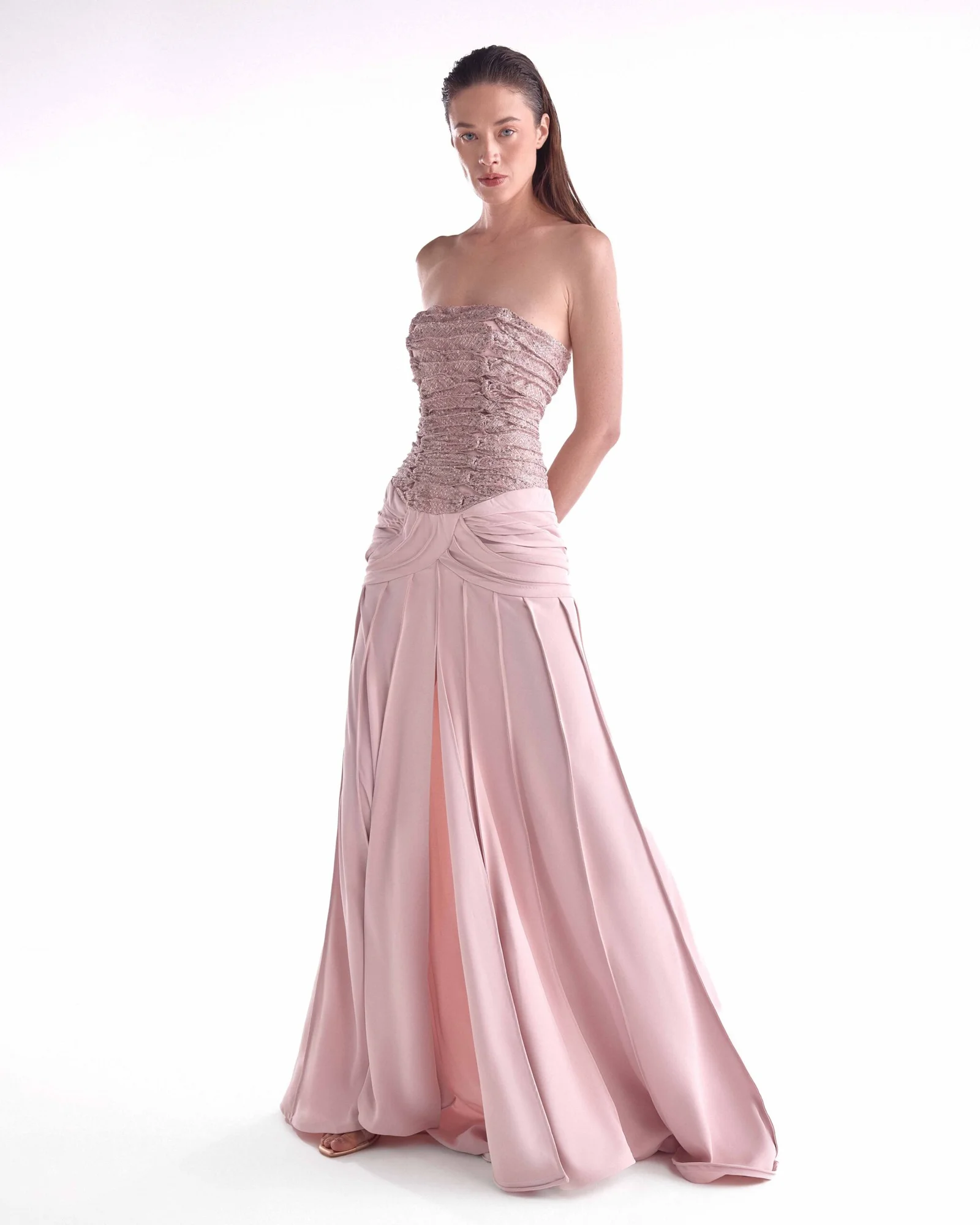 Soft Powder Pink Gown - Image 4