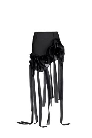 Elongated Organza Strips, Skirt