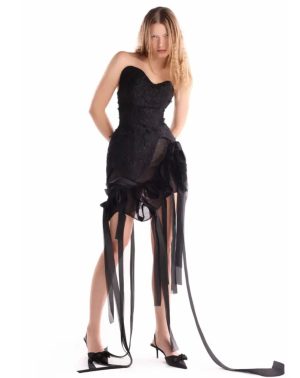 Elongated Organza Strips, Skirt - Image 3