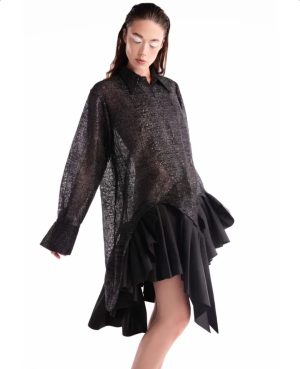 Chantilly Lace Shirt Dress