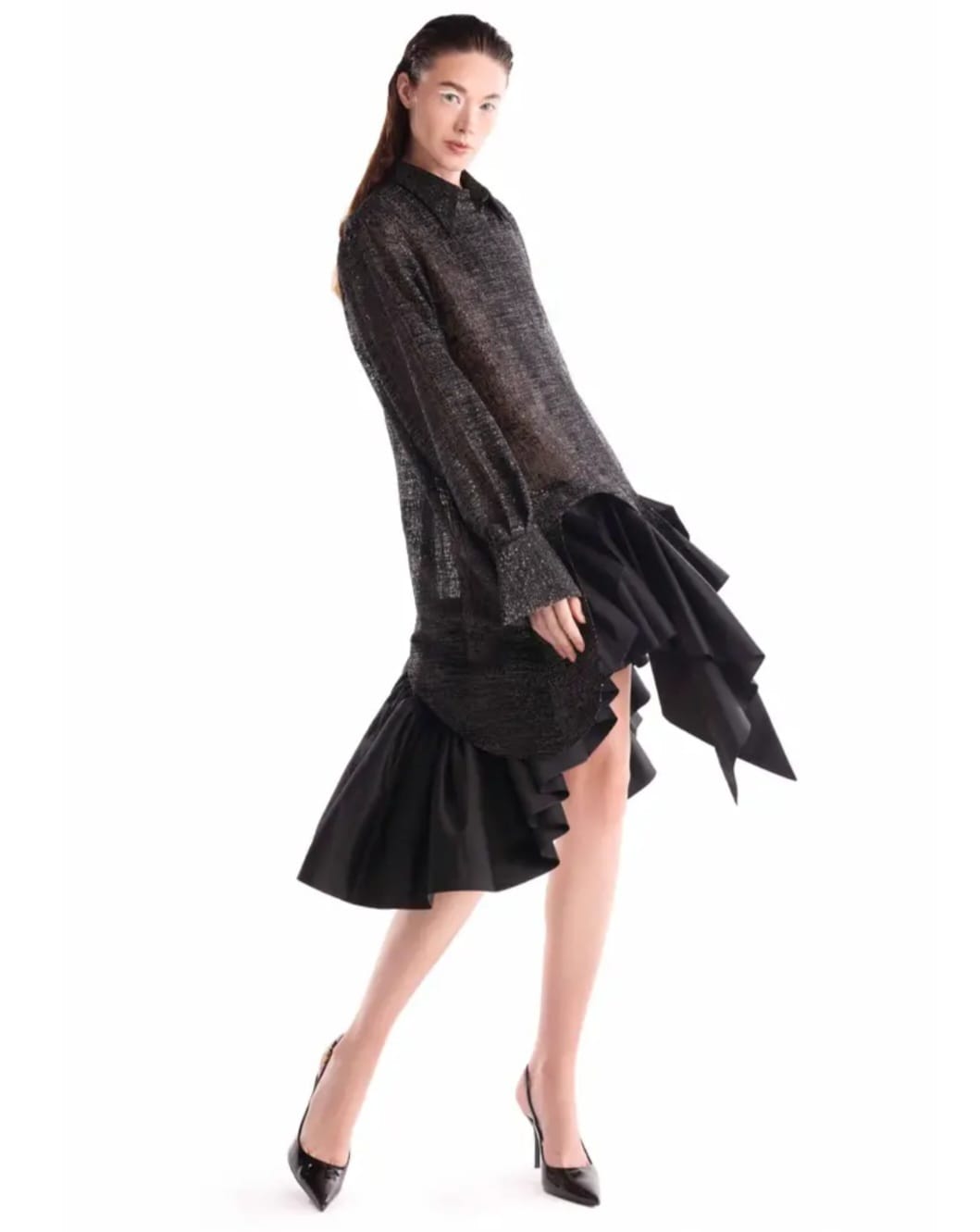 Chantilly Lace Shirt Dress - Image 2
