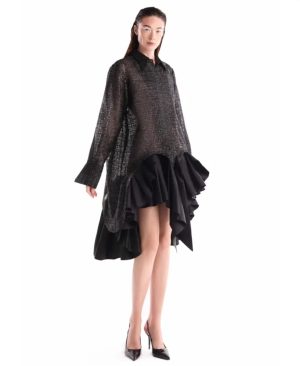 Chantilly Lace Shirt Dress - Image 3