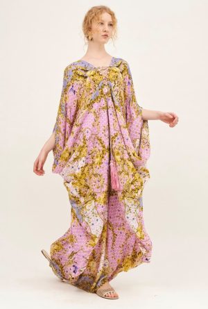 Fluid Pink Kaftan