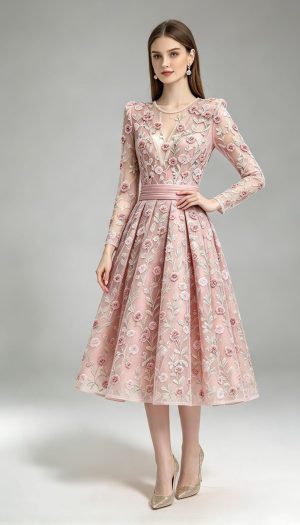 Dear Heart Embellished Dress - Image 5