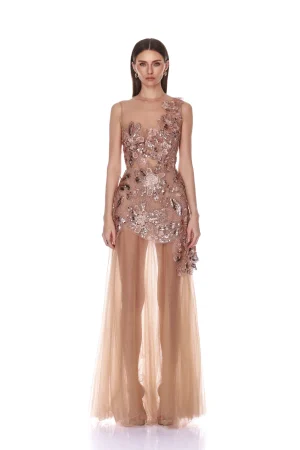 Layla Sequin Floral Dress