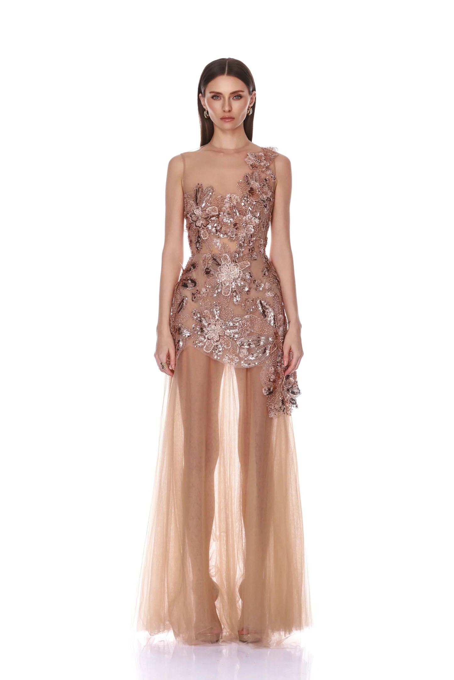 Layla Sequin Floral Dress