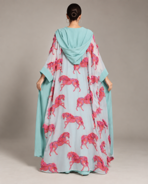 Alternative view of Green Set Hoodie Dress