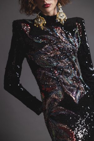 Eleanor Black Gown - Image 3