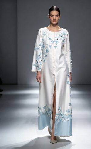 Ivory Blue Dress