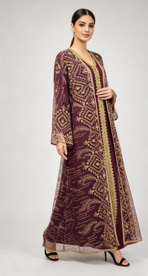 Alternative view of Maroon 2pc Dress