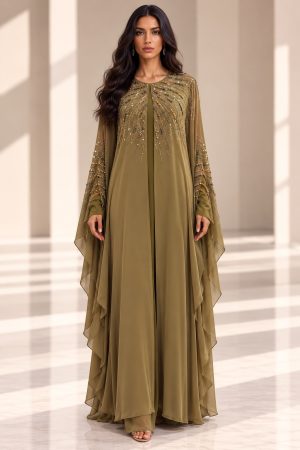 Olive Green Dress