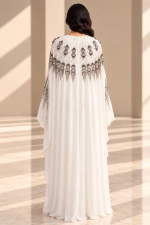 Alternative view of White Beaded Set Dress