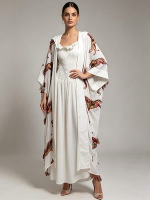 White Set Hoodie Dress