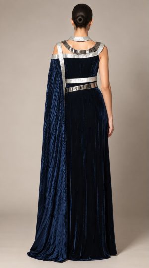 Alternative view of Blue Velvet Dress