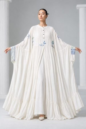 White/Blue Kaftan