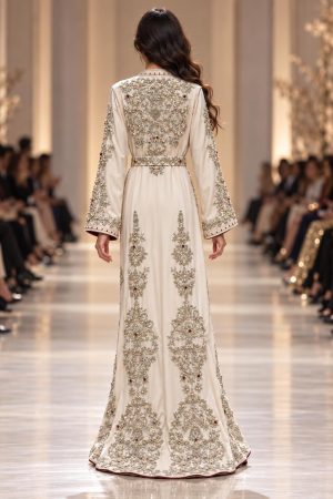 Alternative view of Ivory/Cream Kaftan