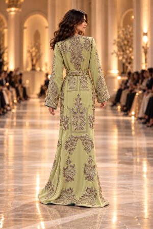 Alternative view of Green Kaftan