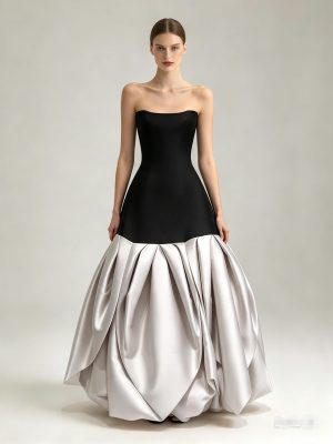 Strapless Evening Gown