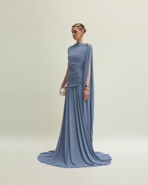 Alternative view of Mist Blue Gown