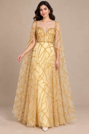 Crystal Gold Gown