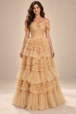 Off-The-Shoulder Gown - Image 3