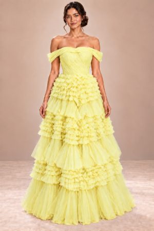 Off-The-Shoulder Gown